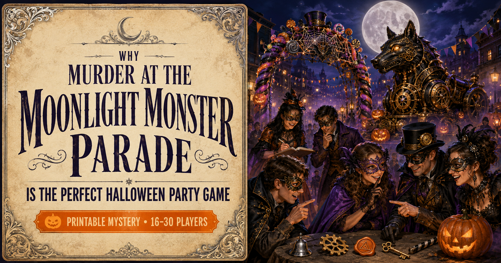 Why Murder at the Moonlight Monster Parade Is the Perfect Halloween Party Game