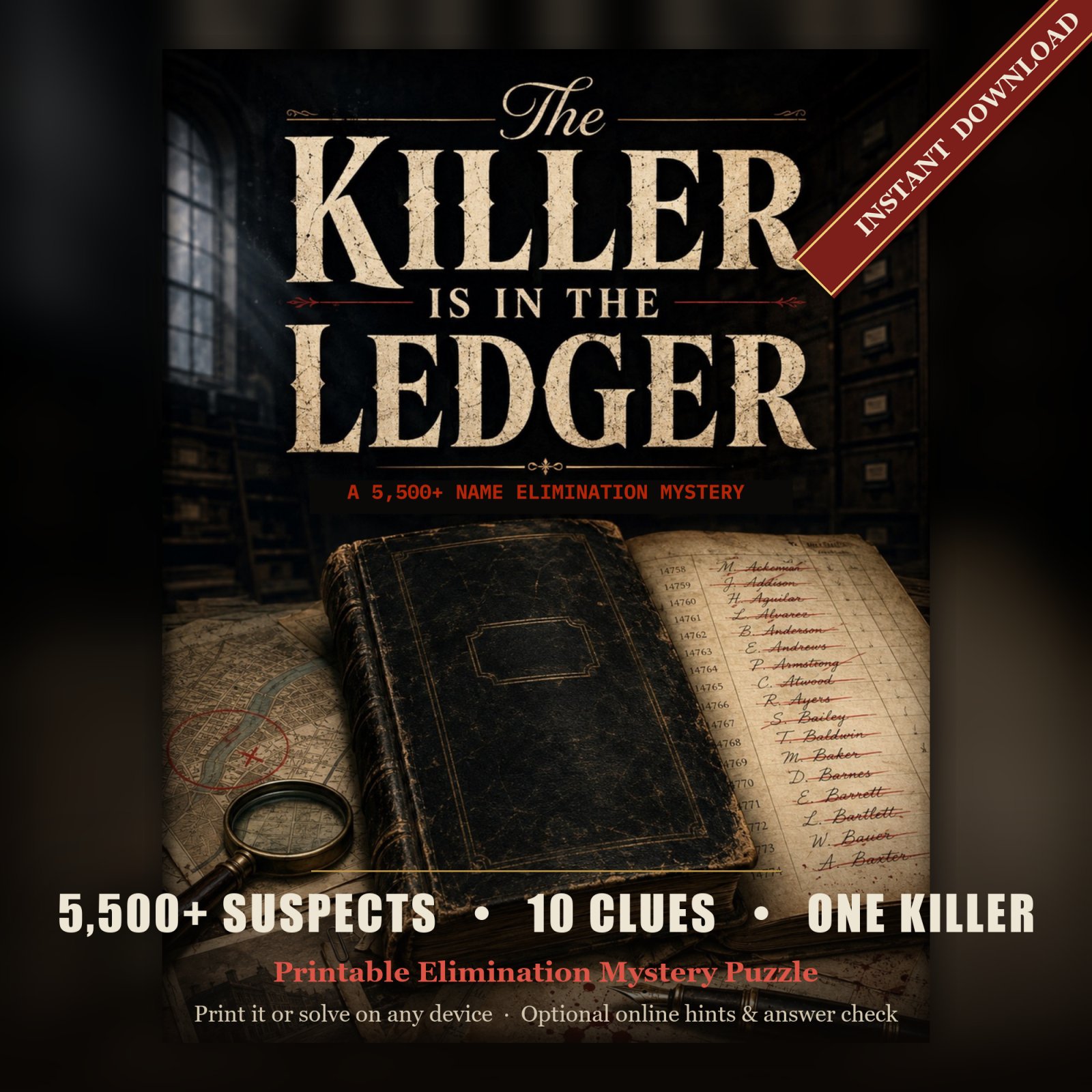 This Is Not Your Average Whodunit: Why The Killer Is in the Ledger Is a Different Kind of Mystery Puzzle