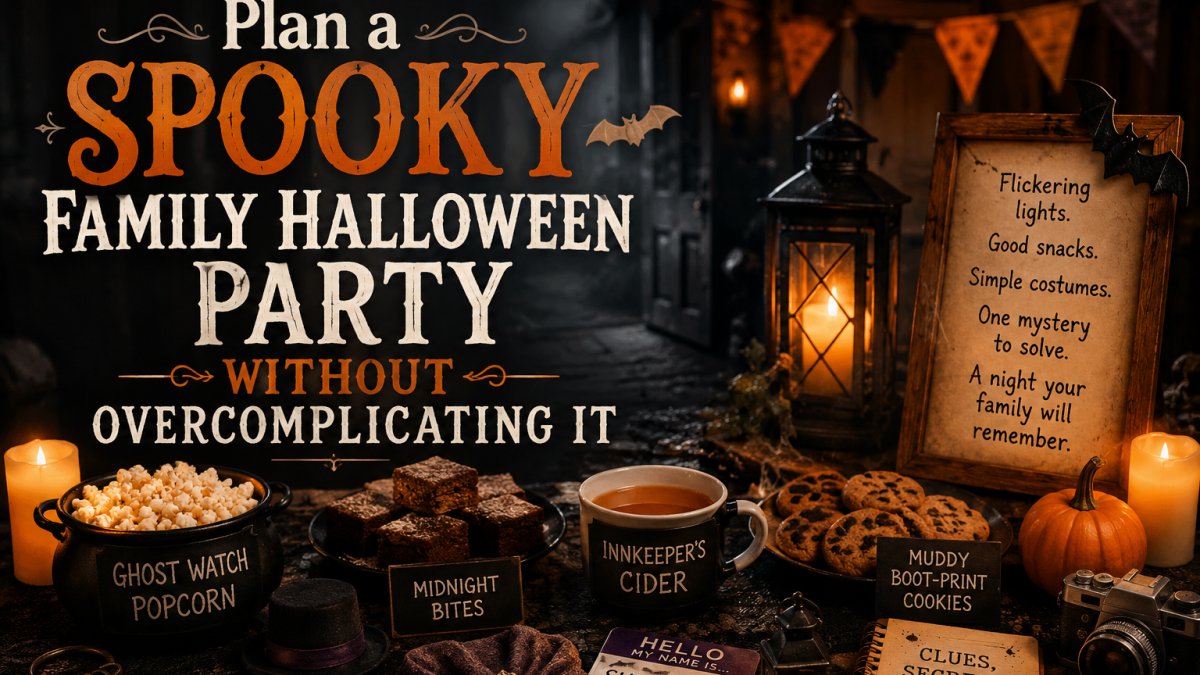 How to Plan a Spooky Family Halloween Party Without Overcomplicating It