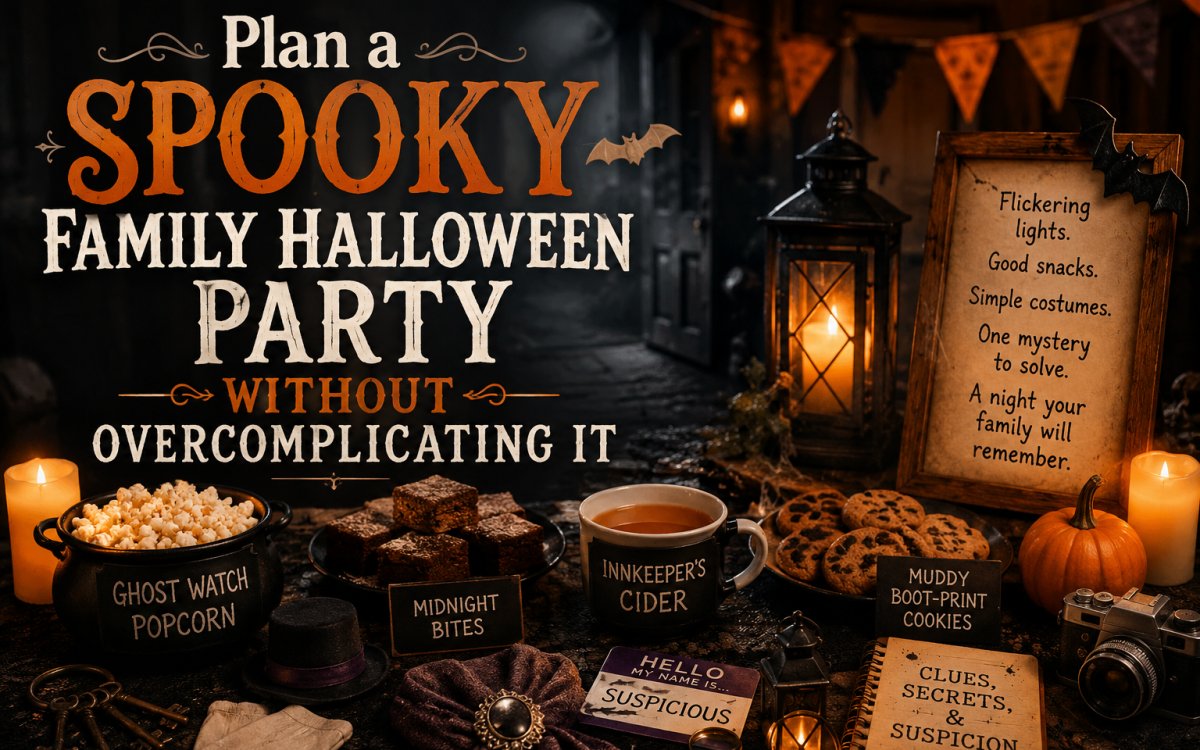 How to Plan a Spooky Family Halloween Party Without Overcomplicating It