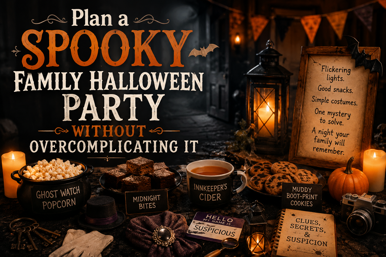 How to Plan a Spooky Family Halloween Party Without Overcomplicating It