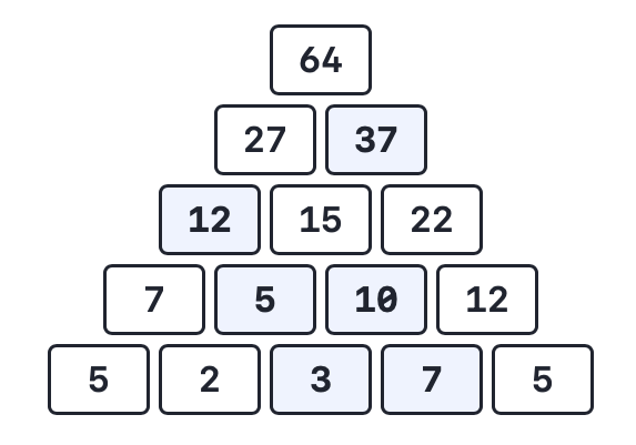 Answer to Week 1 - Number Pyramid